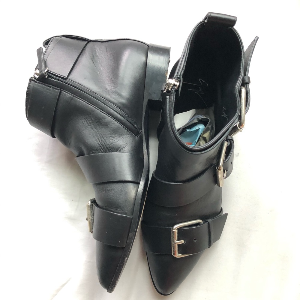 Giuseppe Zanotti Triple Buckle Ankle Boot